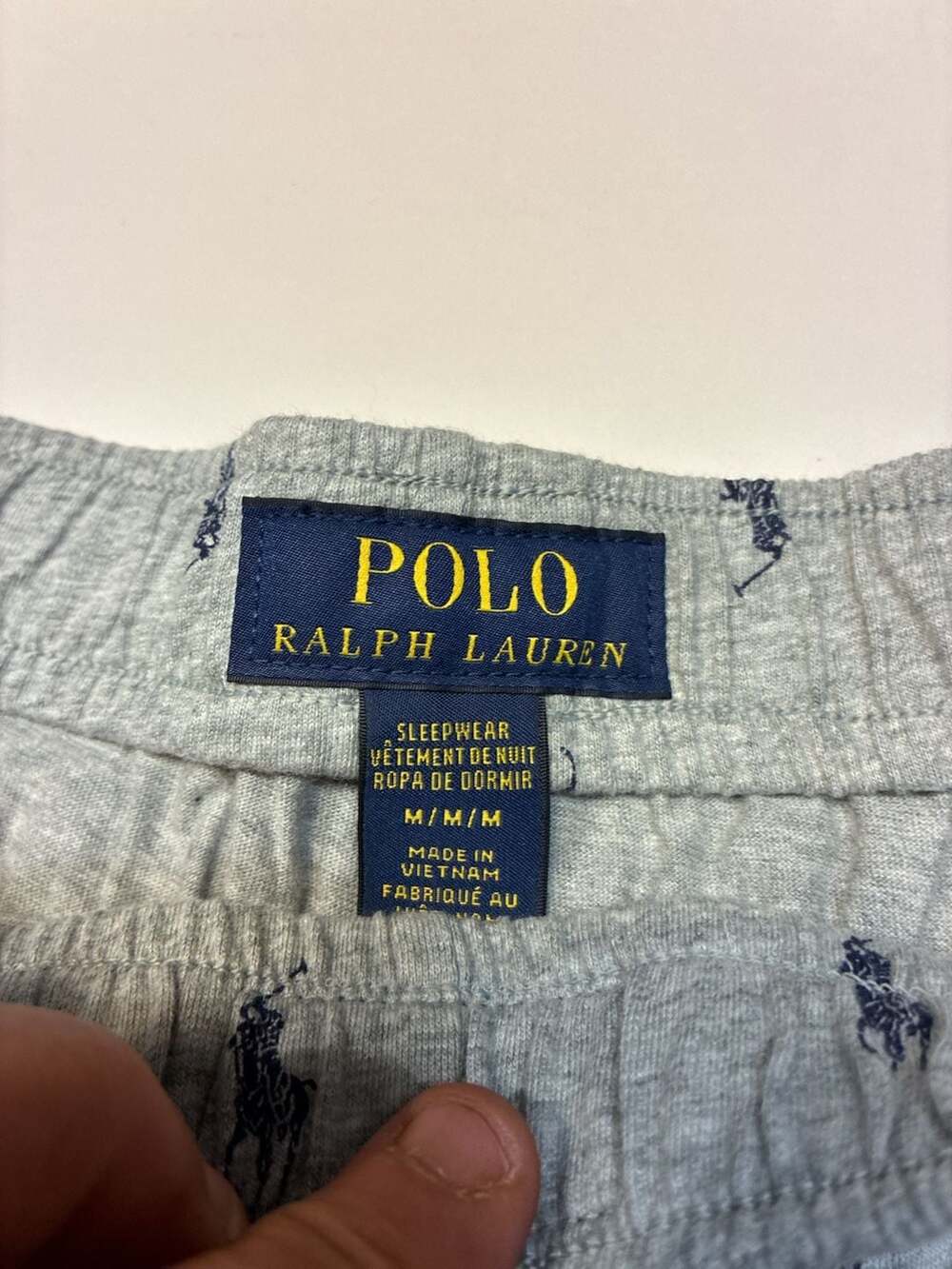 Polo Ralph Lauren Men's Allover Pony Print Jersey Cotton Sleep Shorts - Picture 5 of 6